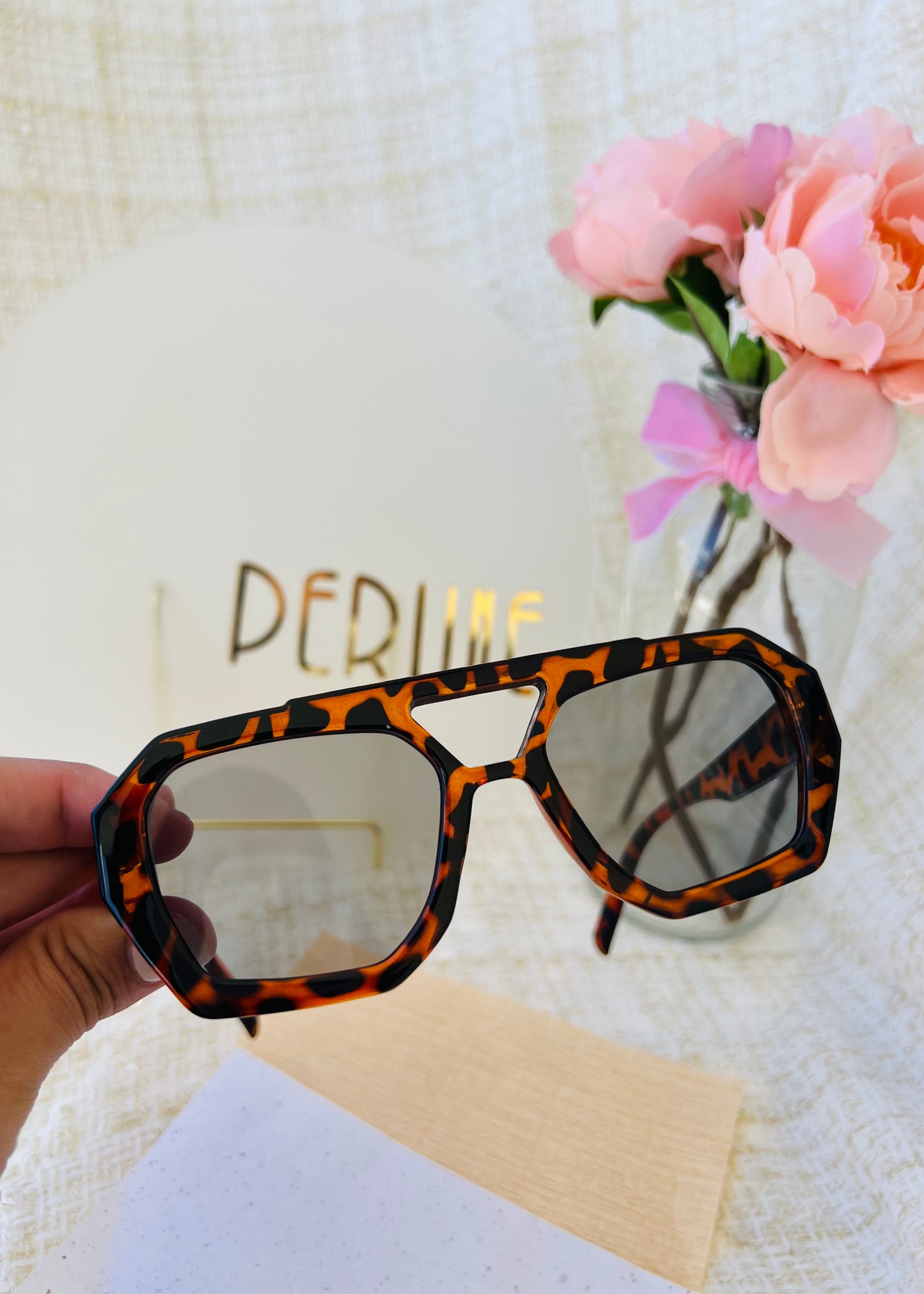 Animal print sunglasses