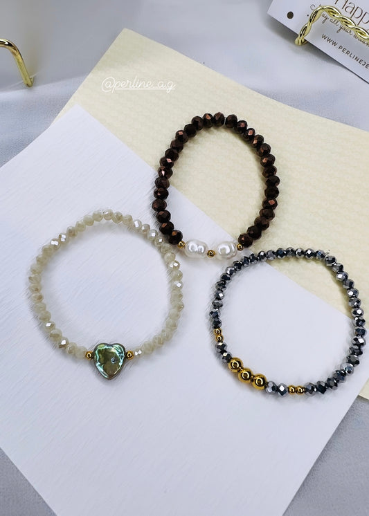 Mariana three bracelets set